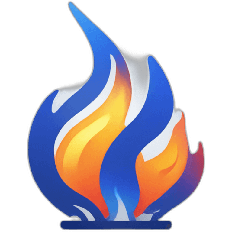 Jira logo on fire emoji