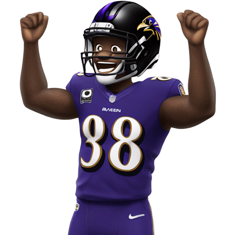 Baltimore ravens Lamar Jackson score emoji