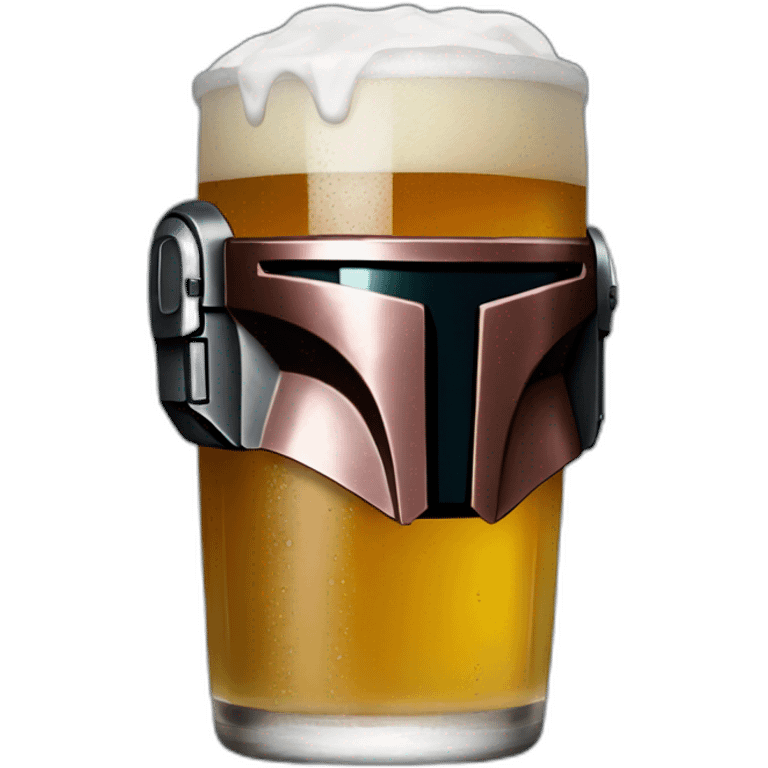 mandalorian drink beer emoji