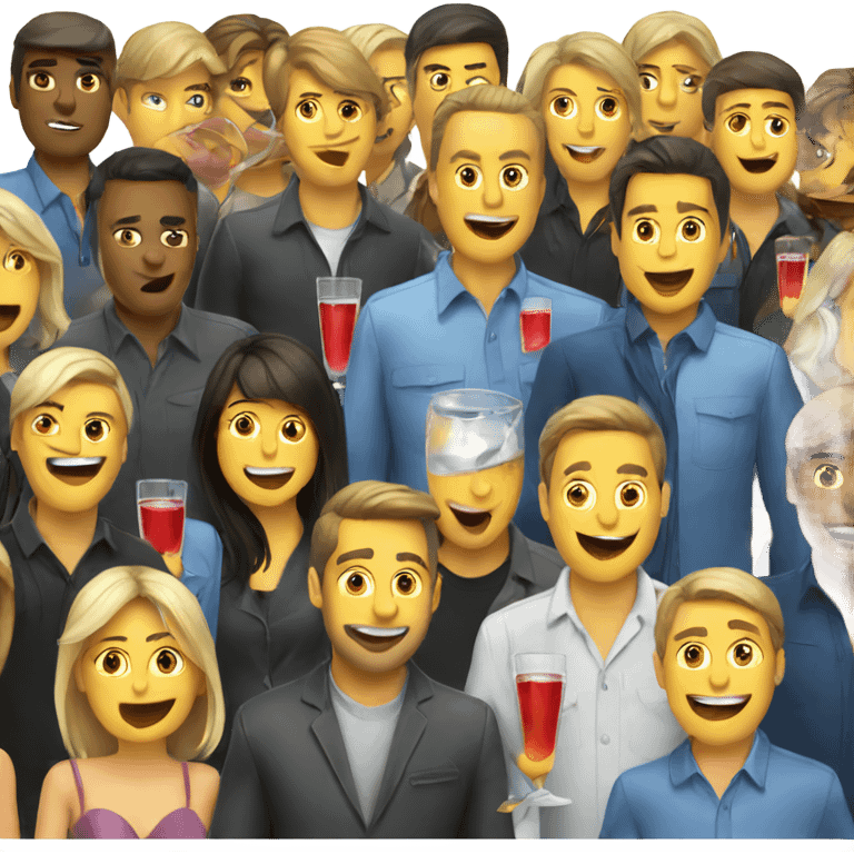 Vodka party emoji