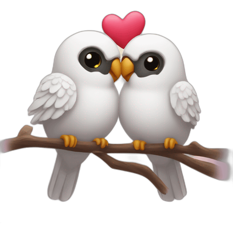 love birds emoji