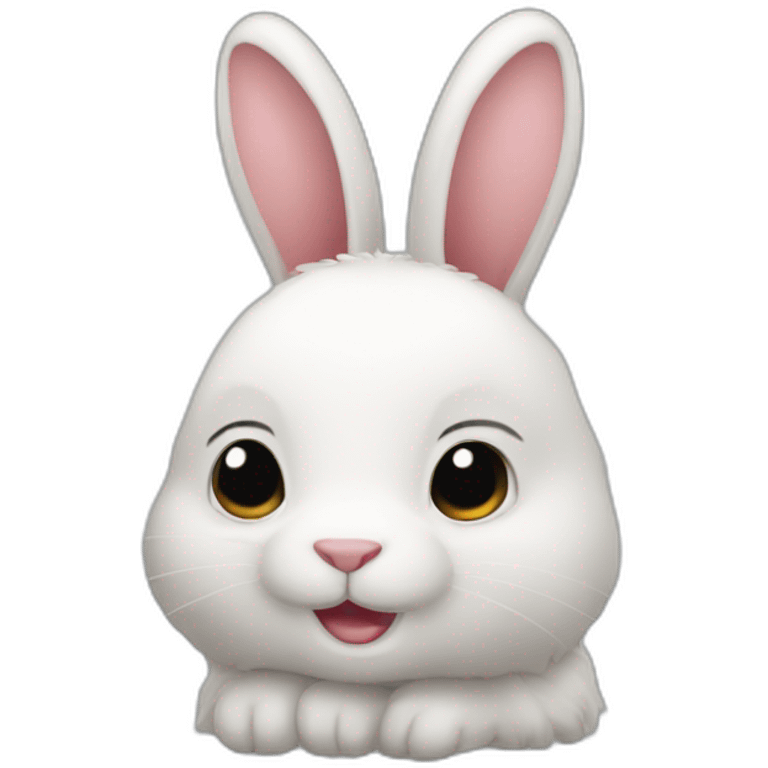 Rabbit nuque longue  emoji