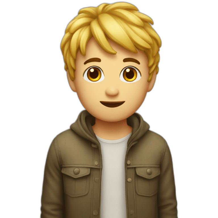 Apple boy emoji