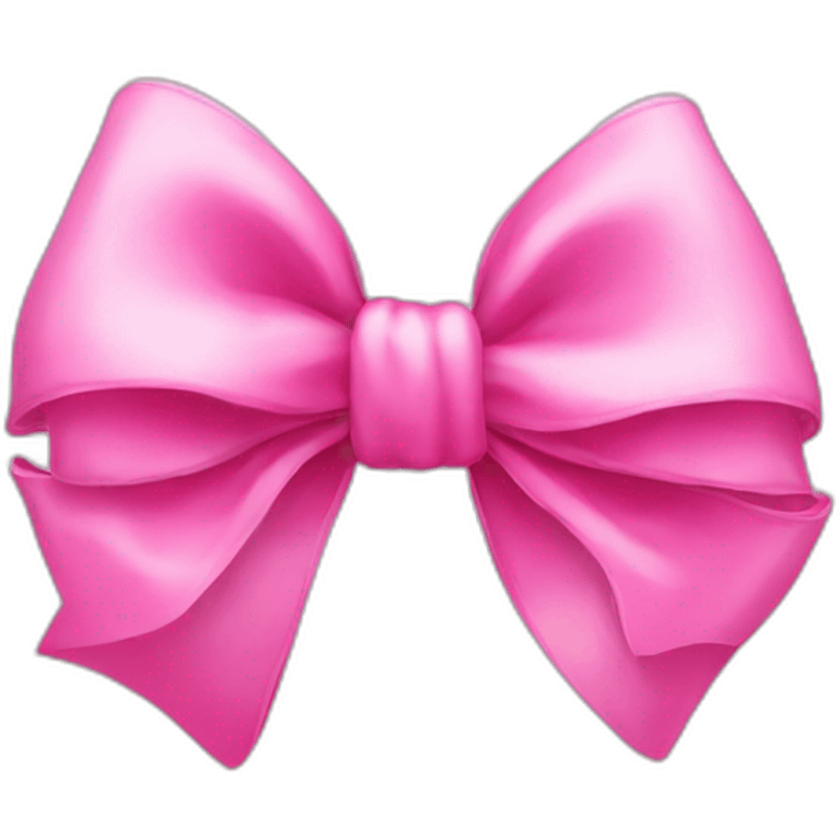 Pink bows emoji