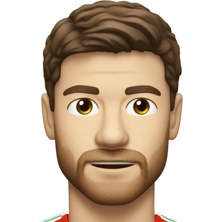 soccer, face of 'xabi alonso' emoji