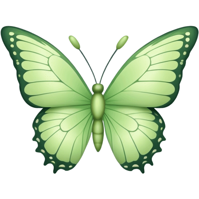 matcha green pastel butterfly emoji