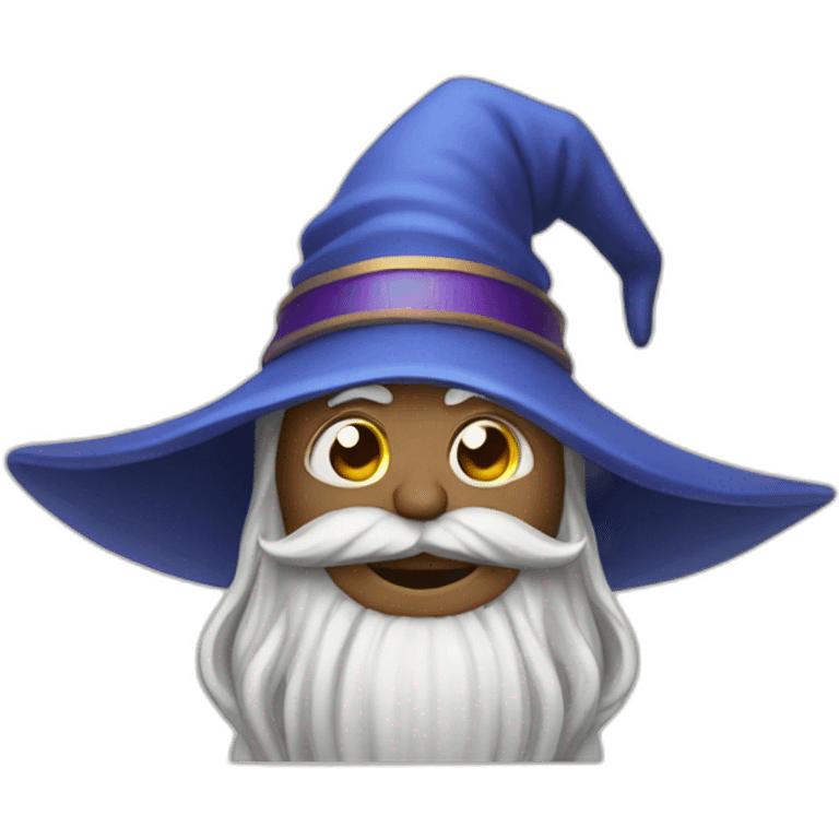 wizard with instagram logo emoji