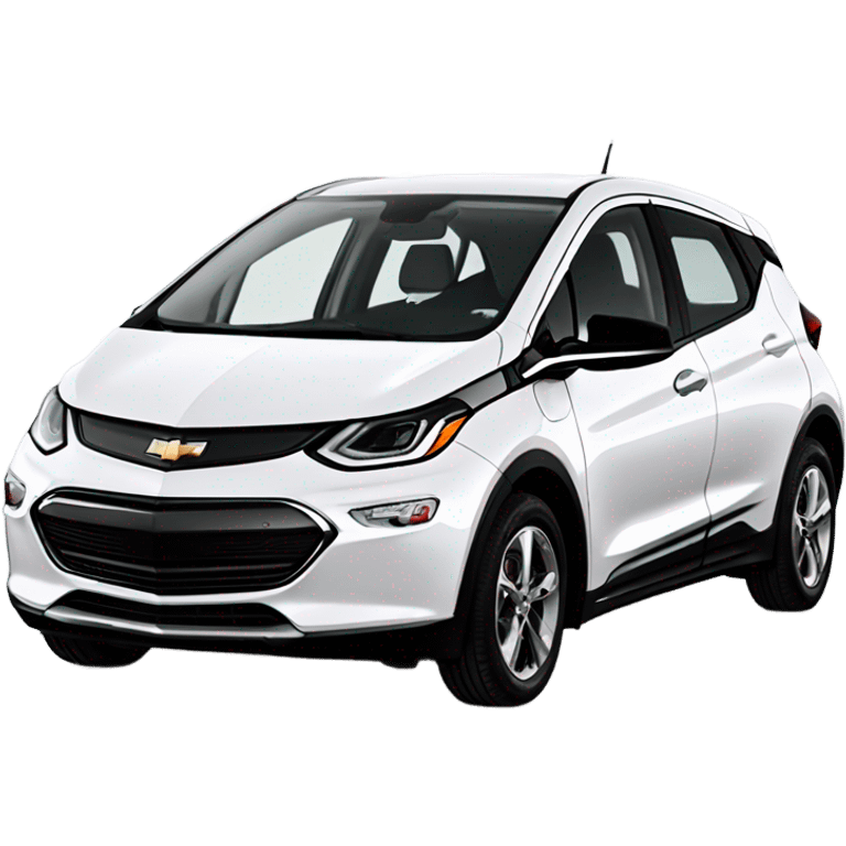 White 2023 Chevy Bolt EUV car emoji