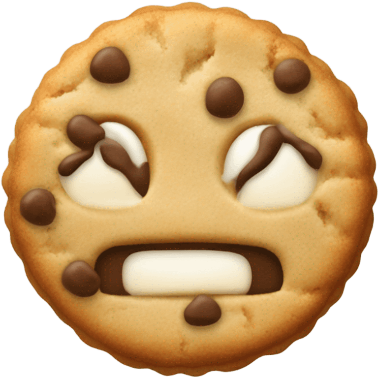 Macademia nut cookie  emoji