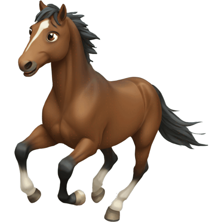 Horse runing emoji