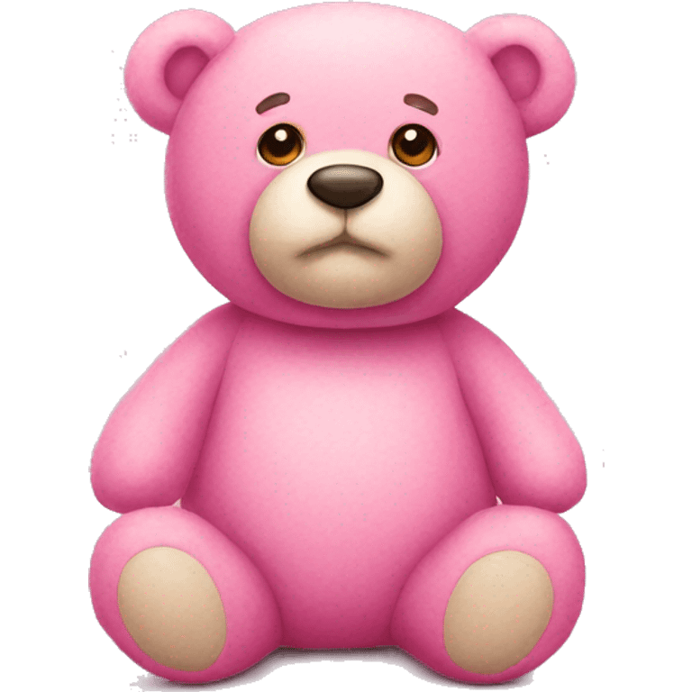 pink teddy bear emoji