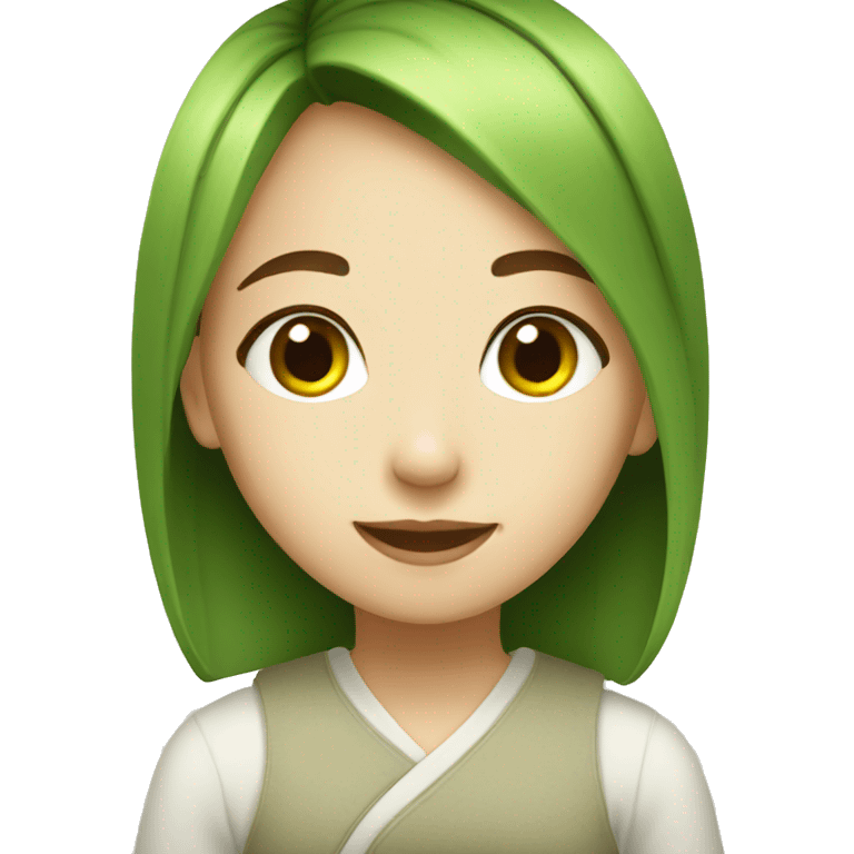 GIRL matcha emoji