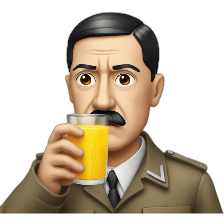 hitler-drinking-juice emoji