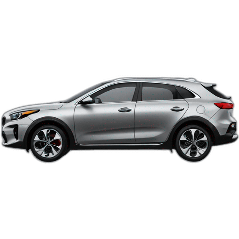 Kia xceed grey, seen in profile emoji