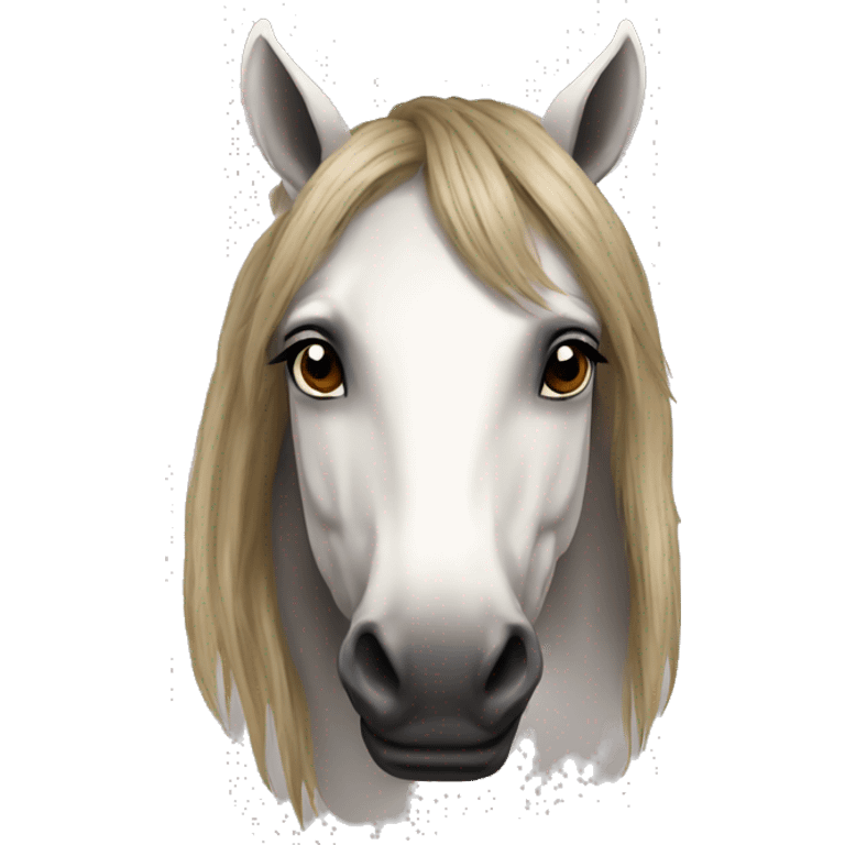 Oumeya en cheval emoji