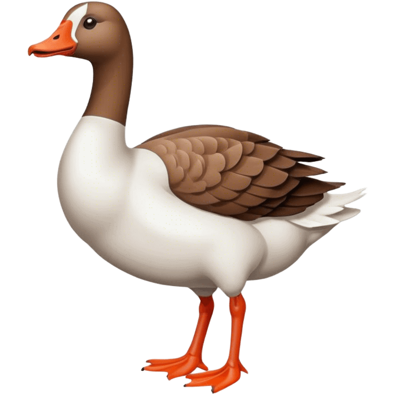 goose carrying a bred emoji