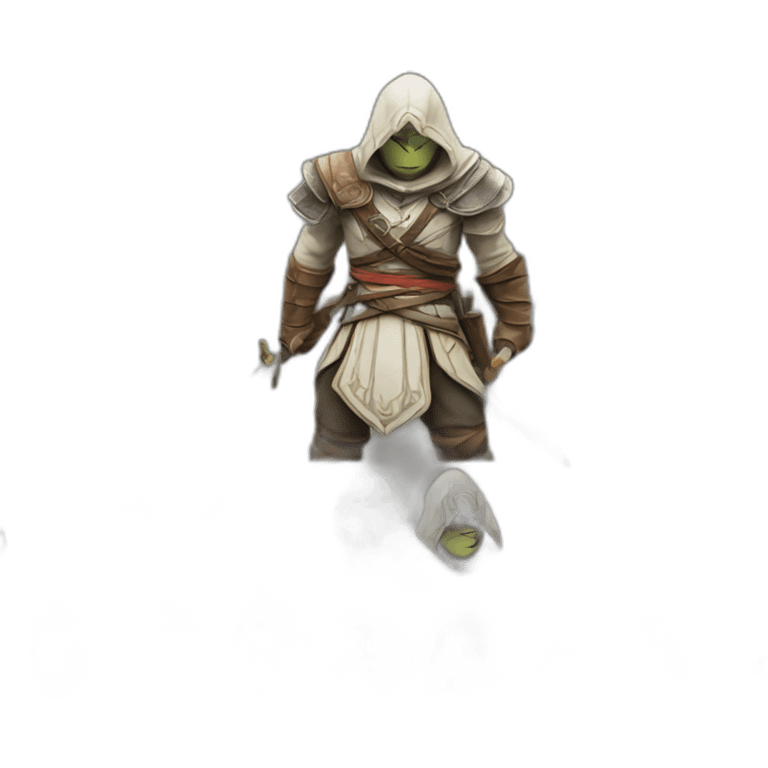 Link playing assassin's creed emoji