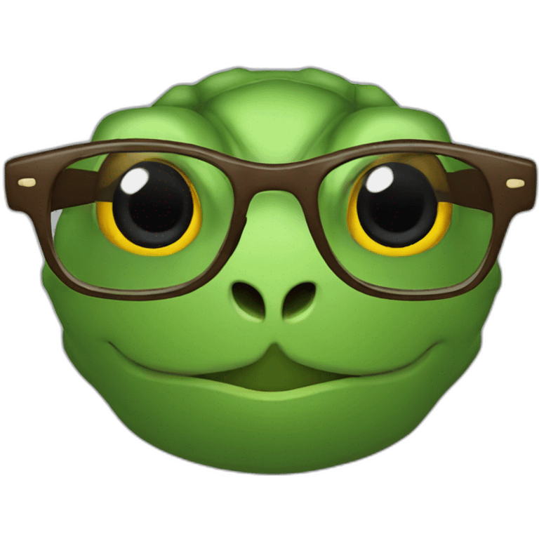 TURTLE eyeglasses emoji