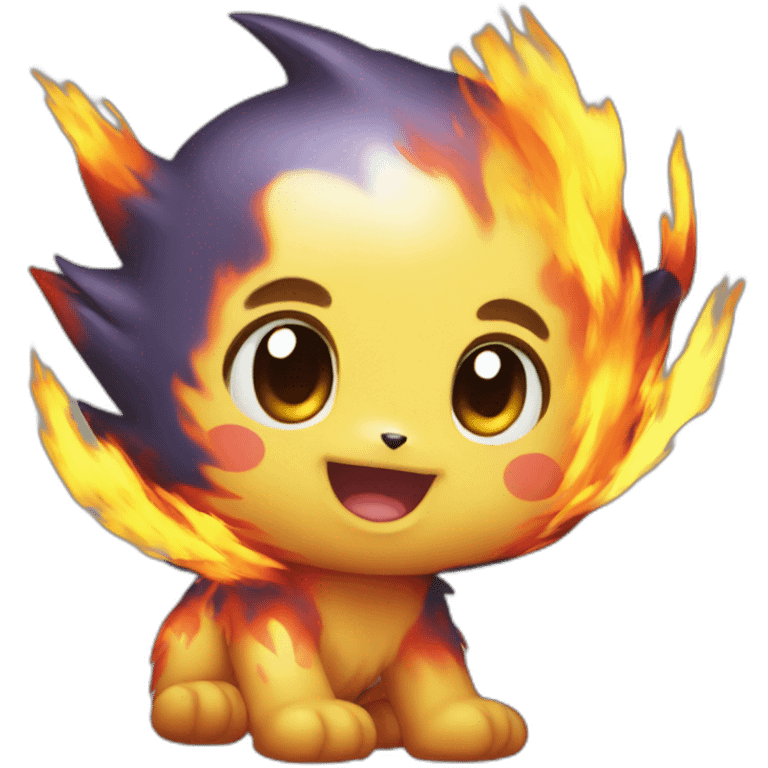 baby fire Digimon  emoji