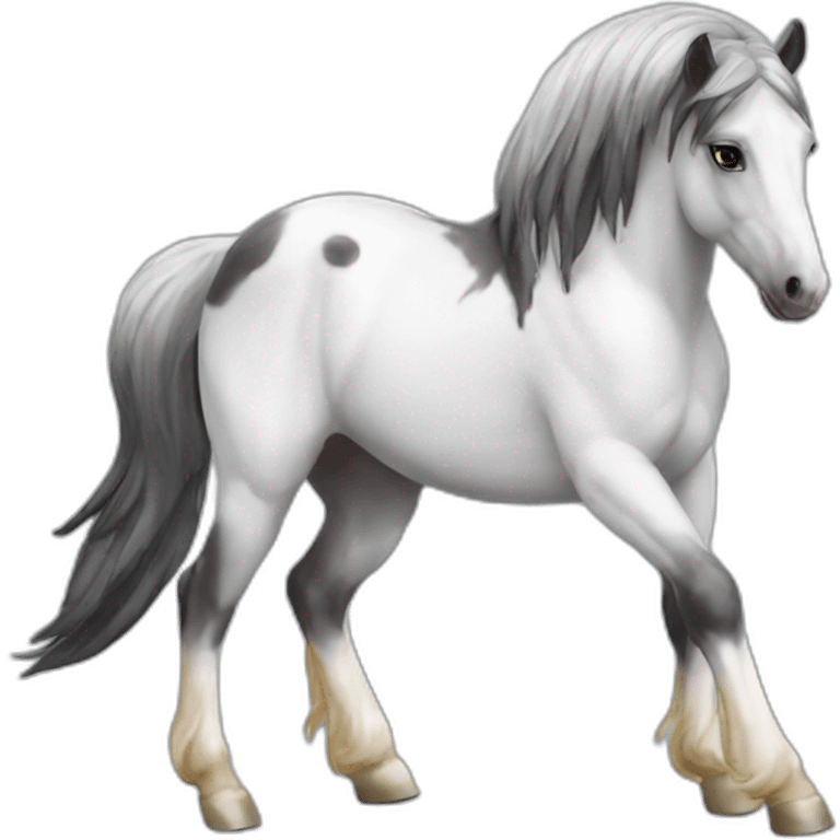 American paint horse Pegasus emoji