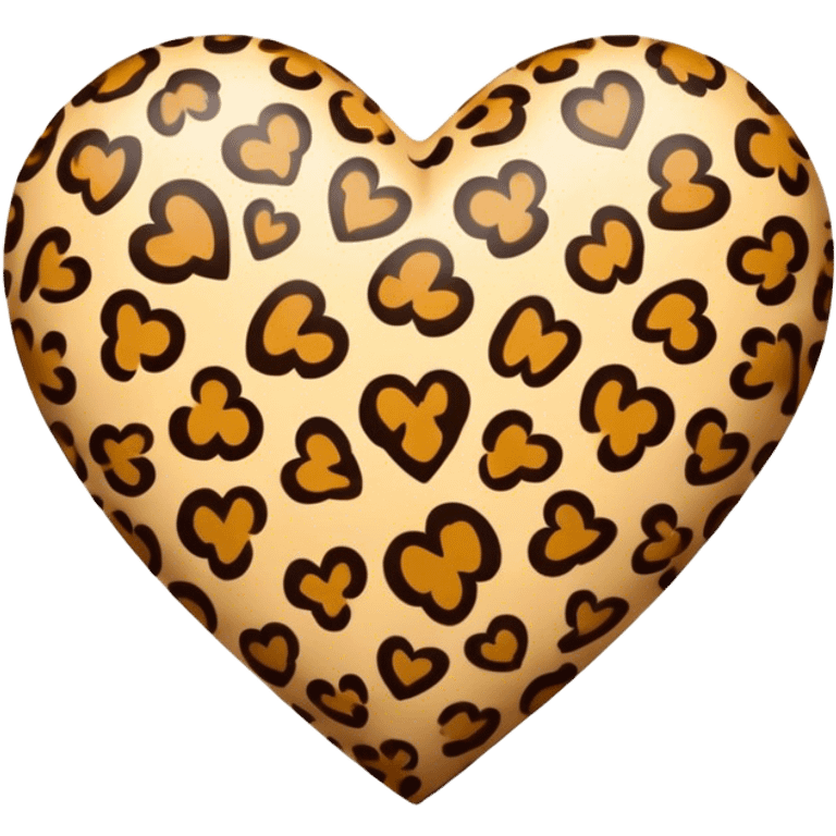 cuore leopardato  emoji