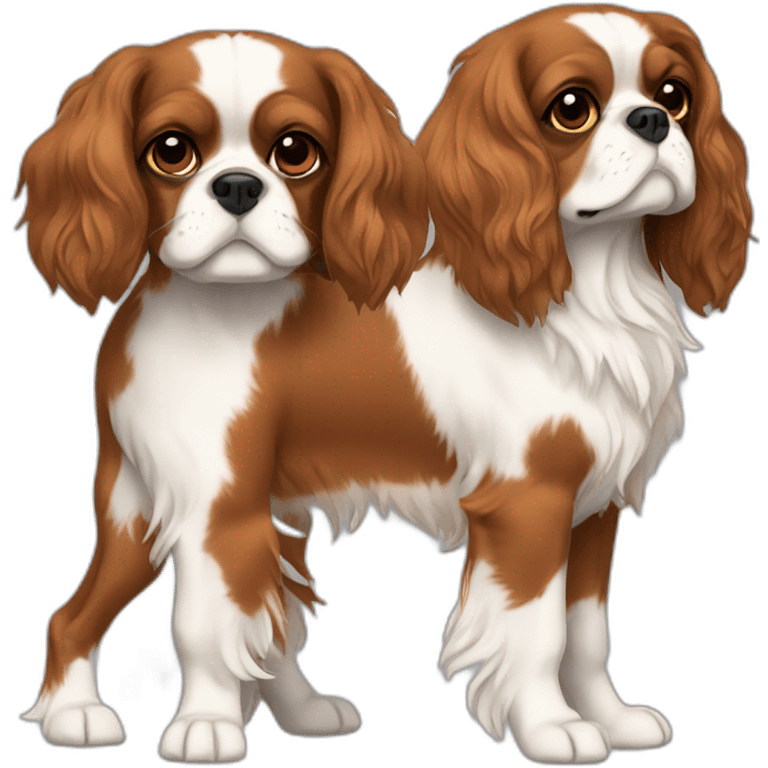 king charles spaniel 3 colors female emoji