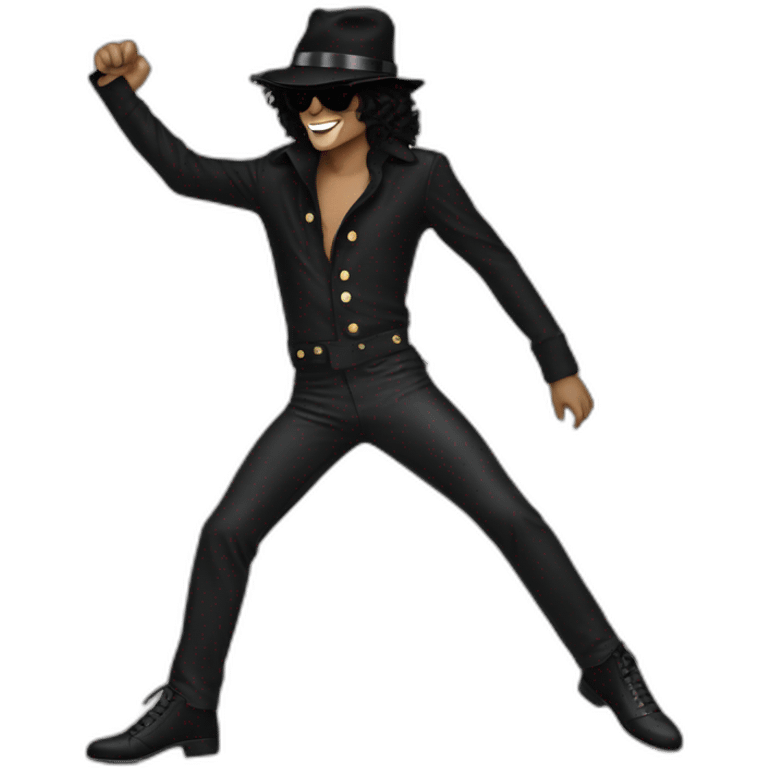 Micheal Jackson dancing black shoe emoji