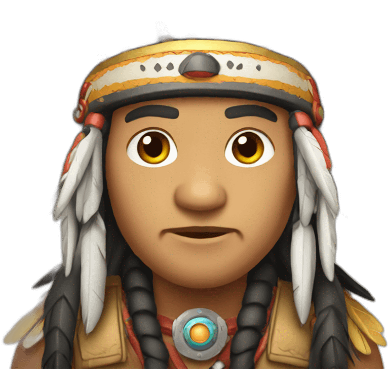 Moto Indian chief emoji