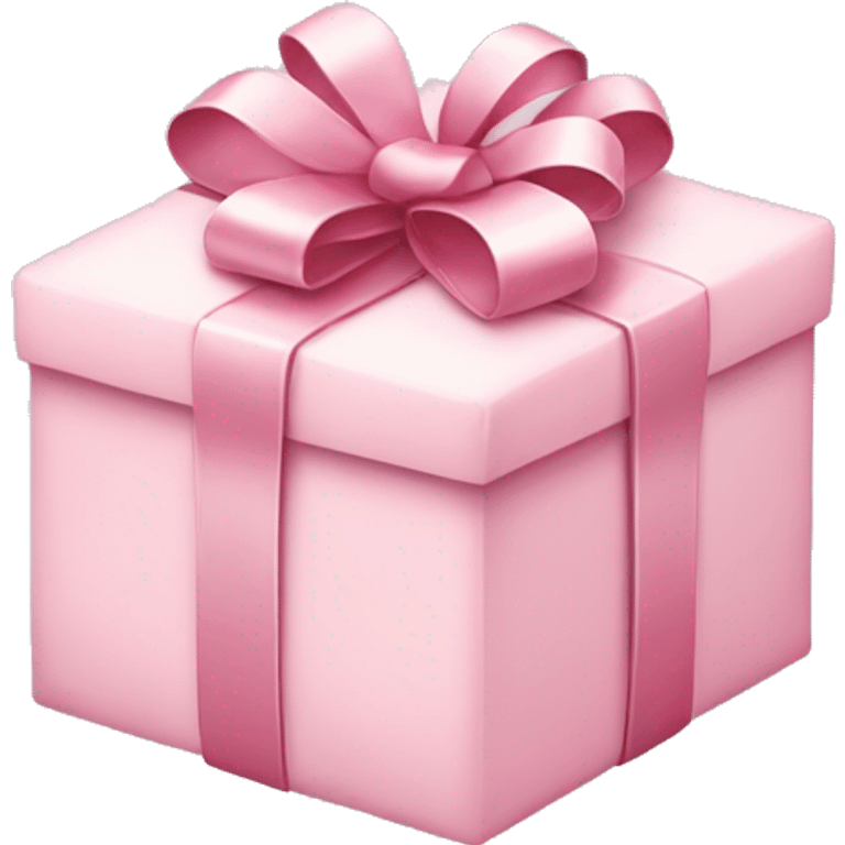 light pink christmas present emoji