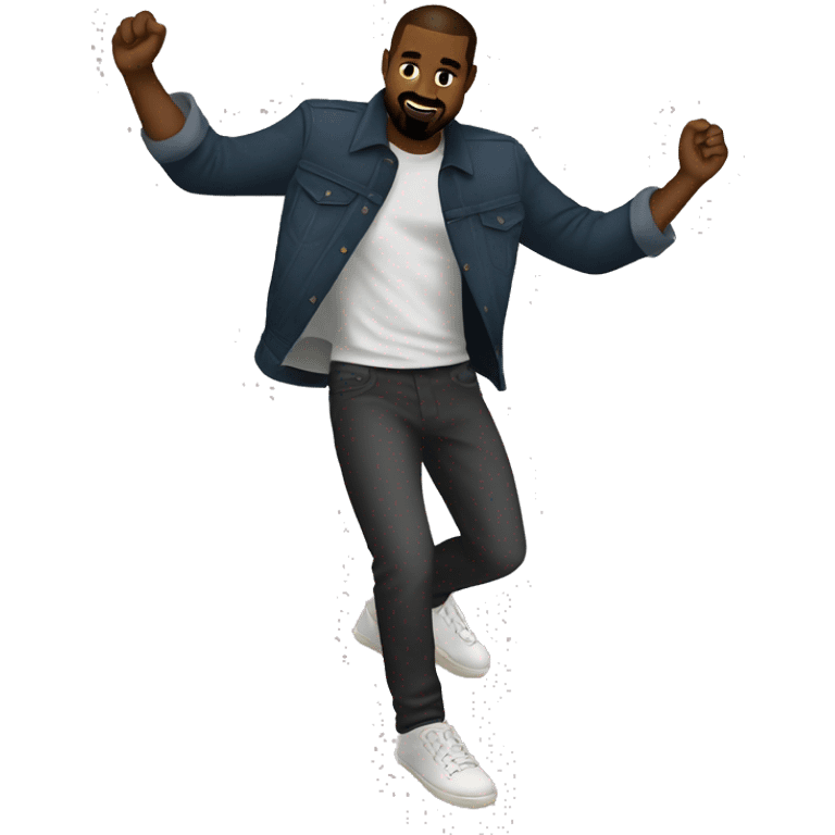 kayne west dancing emoji