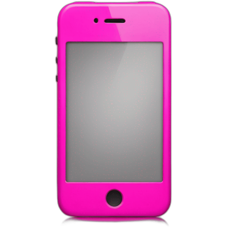 hot pink iphone emoji