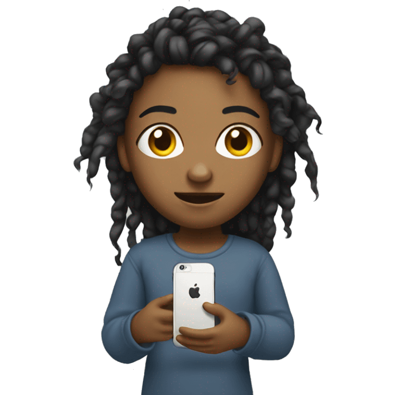 NIJA WITH IPHONE R emoji