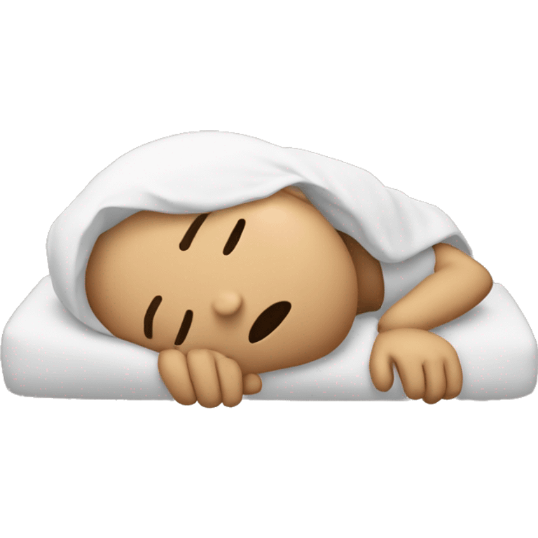 Falling asleep cross armed emoji