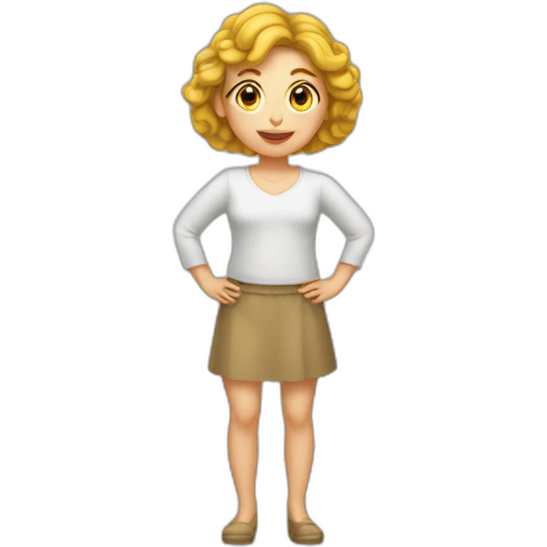 Femme à poil emoji