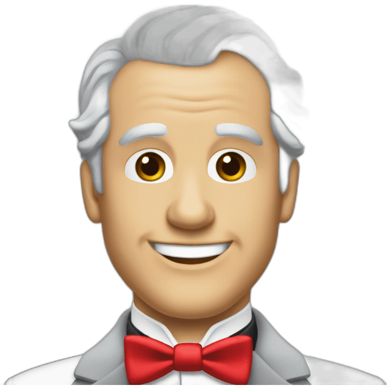 jenkins-a-gray-haired-balding-butler-wearning-dinner-jacket-with-red-bow-tie-smiling-without-glasses emoji