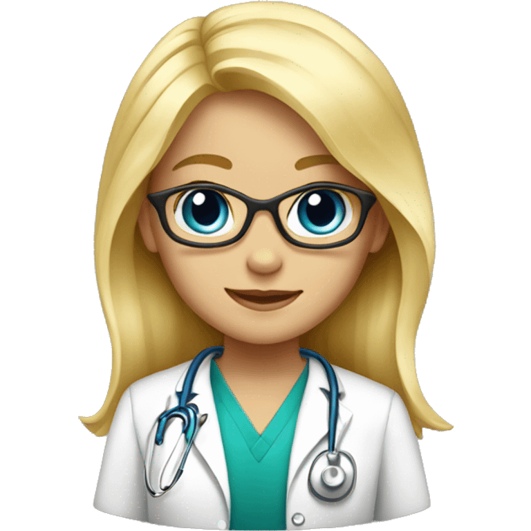 pediatrician blonde young emoji