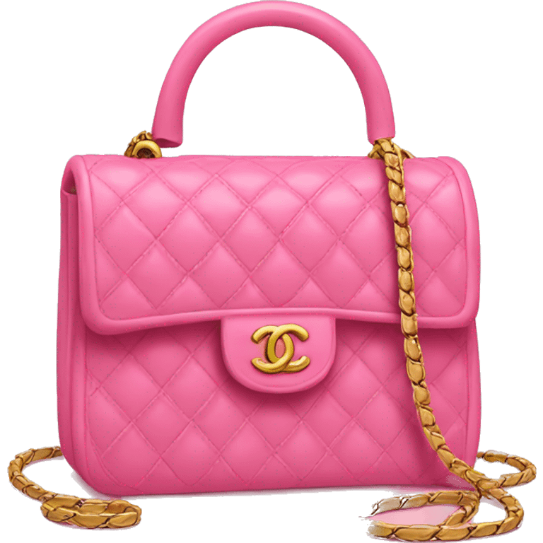 Pink Chanel Purse  emoji