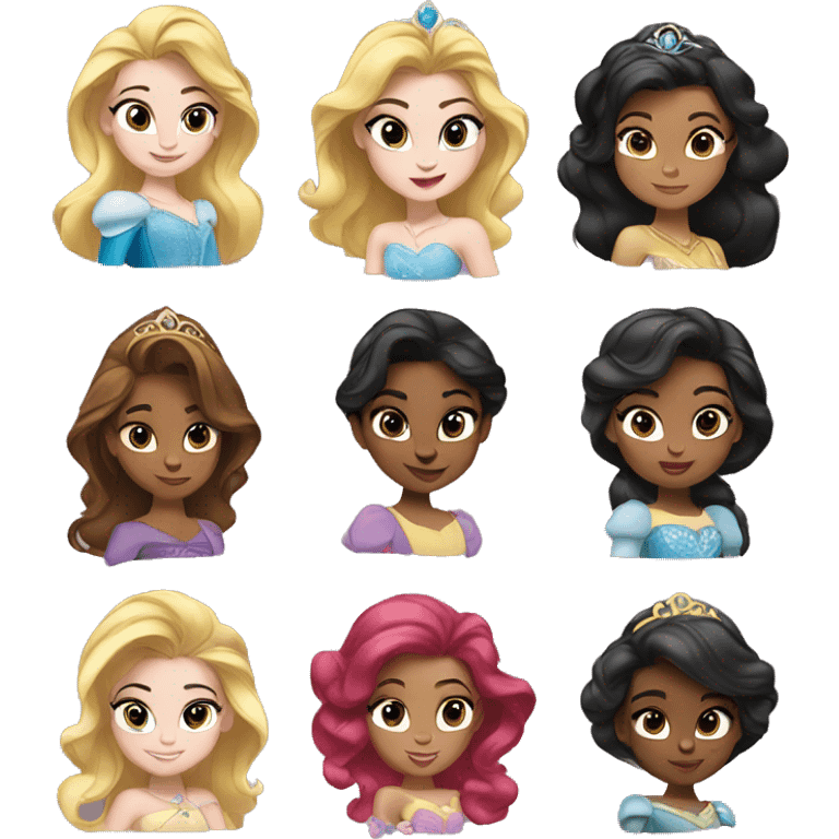 Disney princesas  emoji