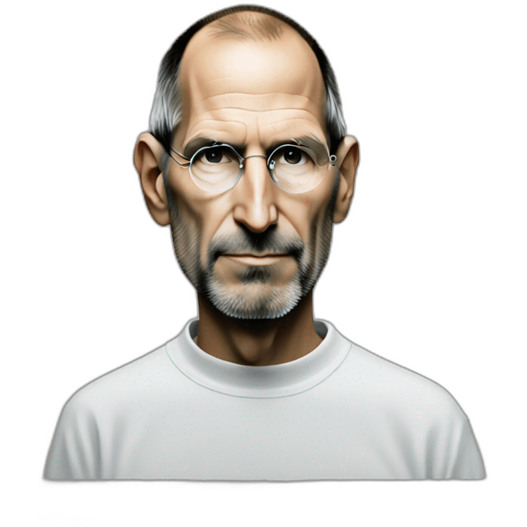 Paint steve jobs by Banksy emoji