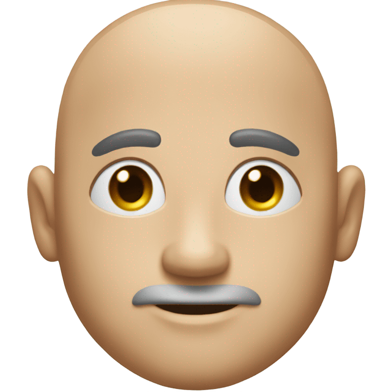 Bald emoji