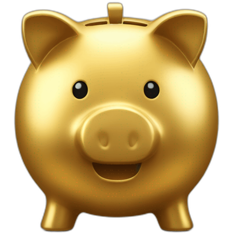 golden piggybank emoji