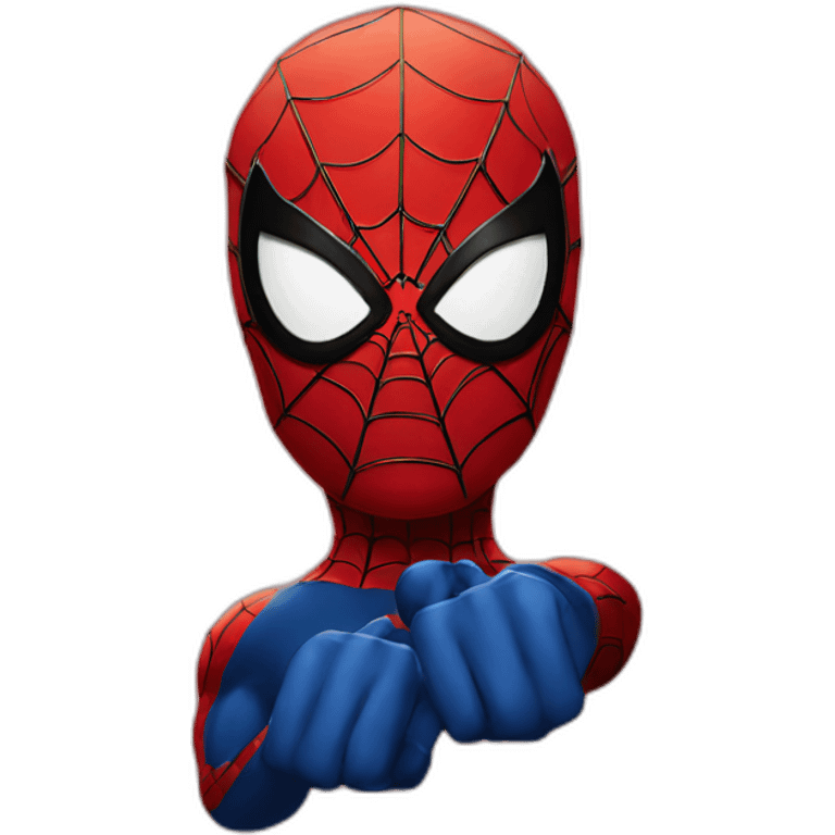 Spider-man say hello emoji