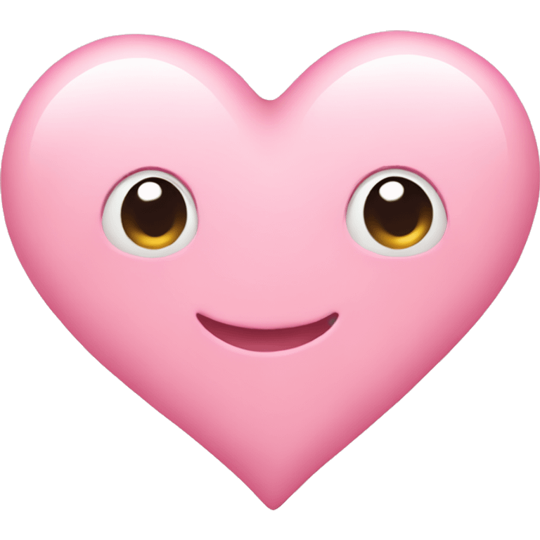 Light pink heart emoji emoji