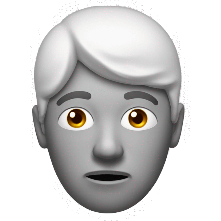 Inflated head to represent head congestion cold  emoji