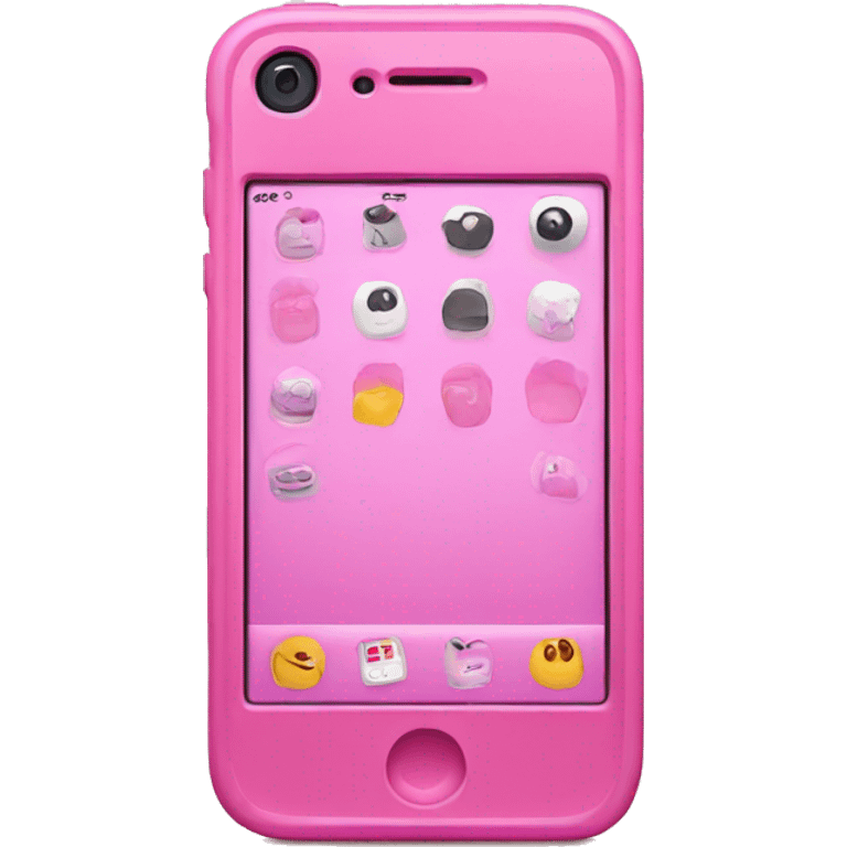 Pink iPhone  emoji