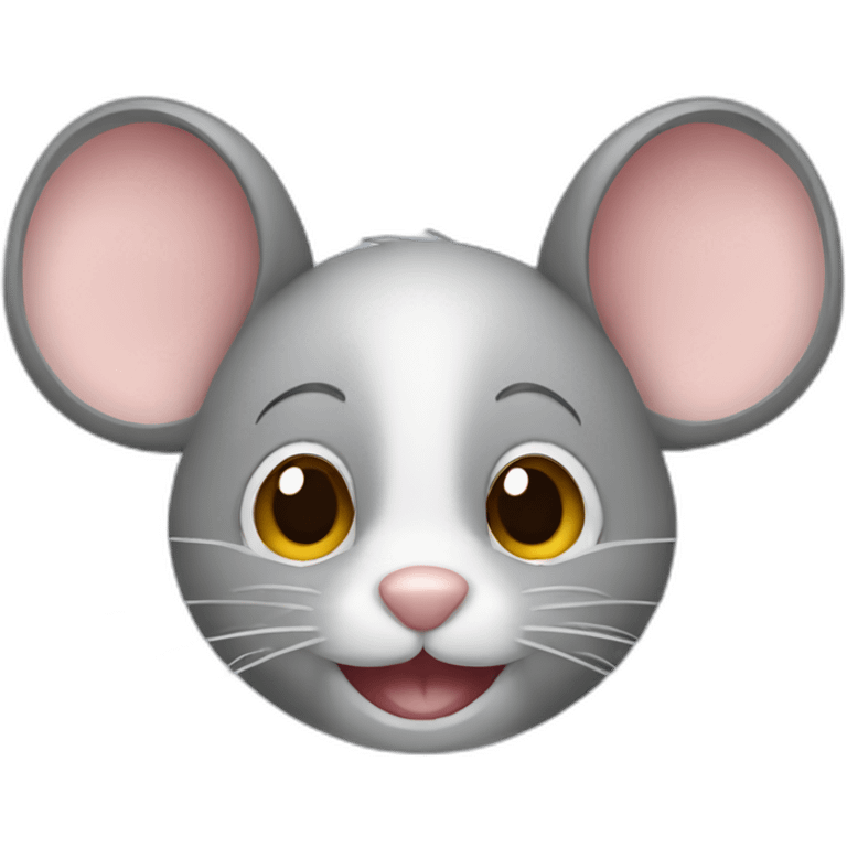 Mouse with human face emoji