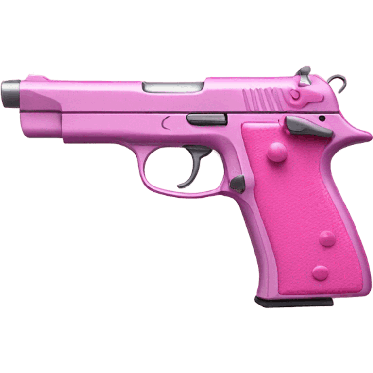 Pink pistol emoji