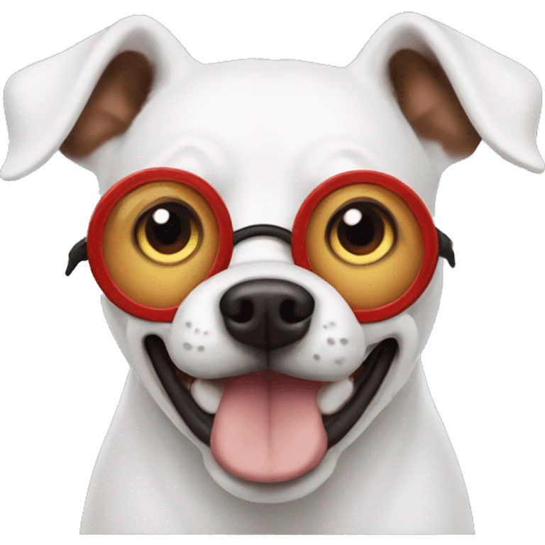 Bullseye dog emoji