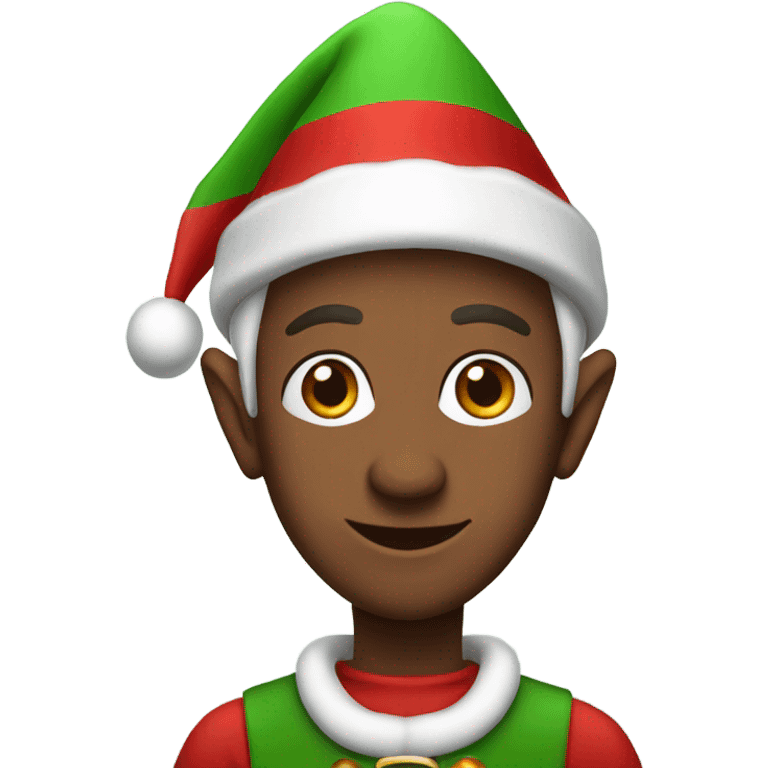 Christmas elf emoji