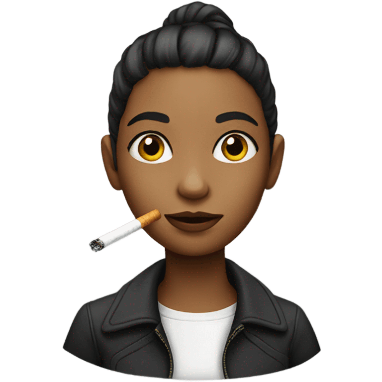 girl with a cigarette  emoji